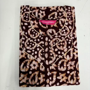 Batik Nighty Cotton Women’s Printed Nightwear – XXL Size Batik Nighty Cotton Women’s Printed Nightwear - XXL Size