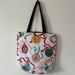 Waterproof Bag Stylish Cotton Tote Bag with Waterproof Lining