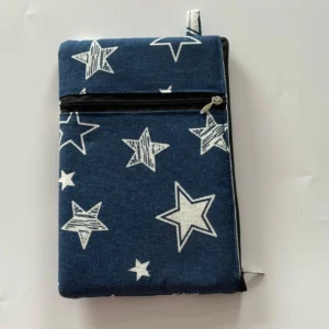 Mobile Pouch Stylish Cotton Two Zip Pouch