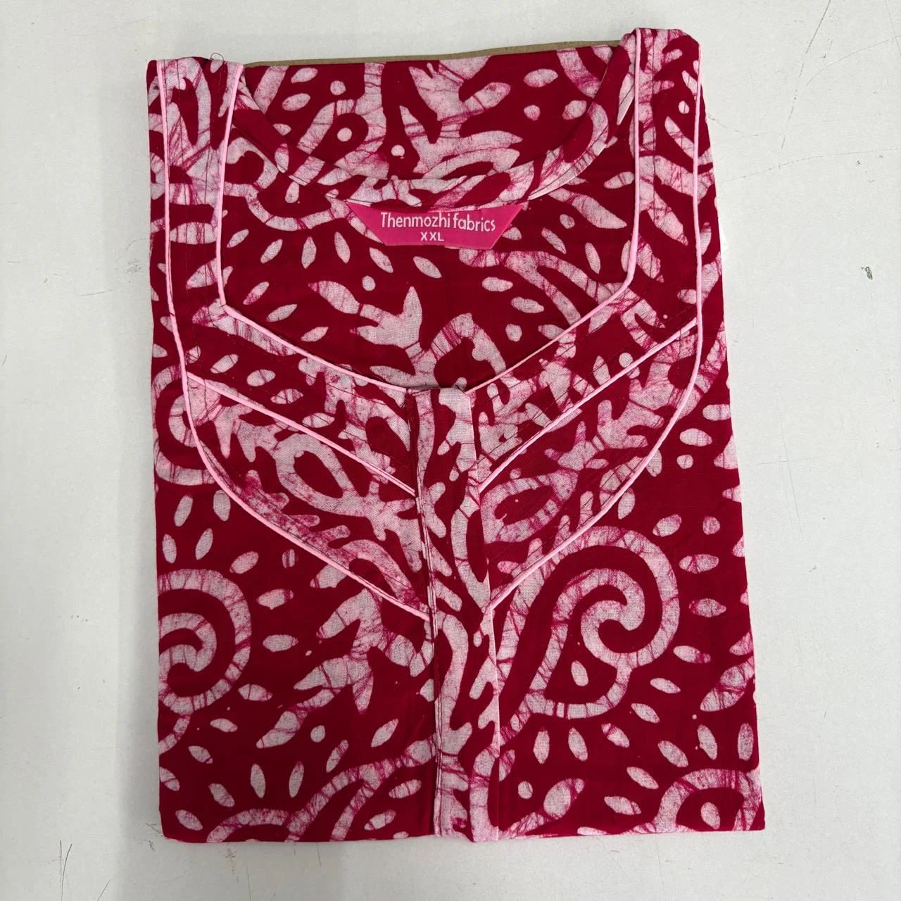 Batik Nighty Cotton Women’s Printed Nightwear - XXL Size