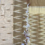 Mustard Yellow Ikat Cotton Salwar Material