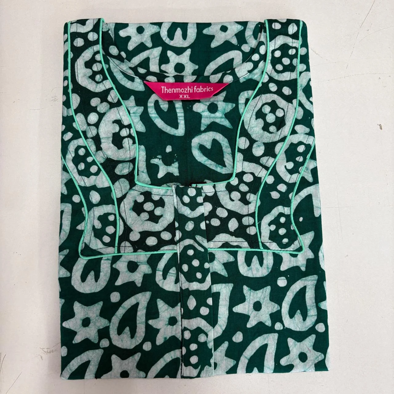 Batik Nighty Cotton Women’s Printed Nightwear - XXL Size