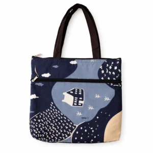 Two Zip Cotton Bag Premium Quality Stylish Designs