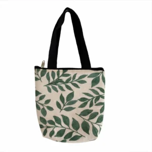 printed  cotton sponge bag single zip