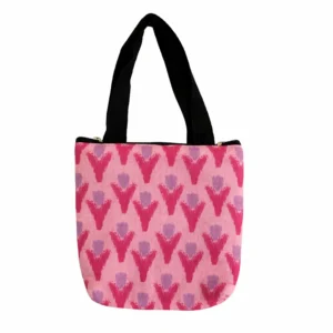 printed  cotton sponge bag single zip