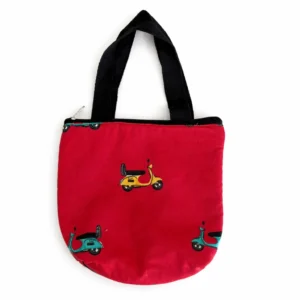 printed  cotton sponge bag single zip
