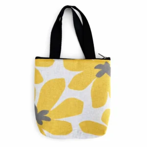 printed cotton sponge bag single zip