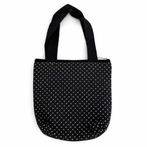 printed cotton sponge bag single zip