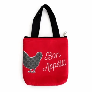 printed cotton sponge bag single zip