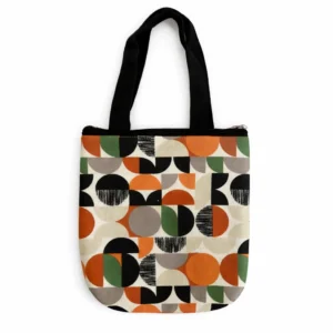 printed  cotton sponge bag single zip