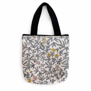 printed  cotton sponge bag single zip