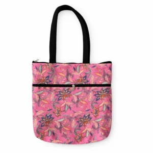 Two Zip Cotton Bag Premium Quality Stylish Designs