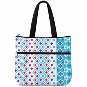 Two Zip Cotton Bag Premium Quality Stylish Designs