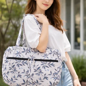 4 zip bag cotton handbag