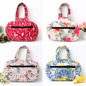 50rs two zip cotton small bag