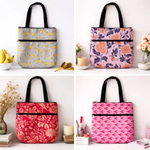 150rs two zip cotton bag