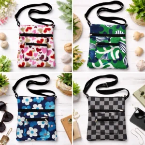 150rs Denim and cotton Sling bag