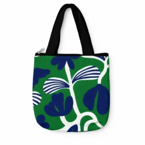 printed cotton sponge bag single zip