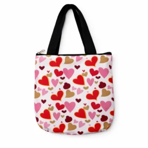 printed cotton sponge bag single zip