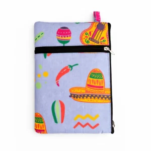 Mobile Pouch Stylish Cotton Two Zip Pouch