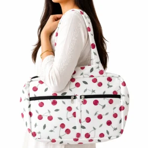 4 zip bag cotton handbag