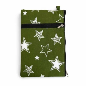 Mobile Pouch Stylish Cotton Two Zip Pouch