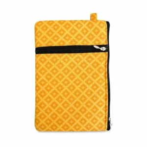 Mobile Pouch Stylish Cotton Two Zip Pouch