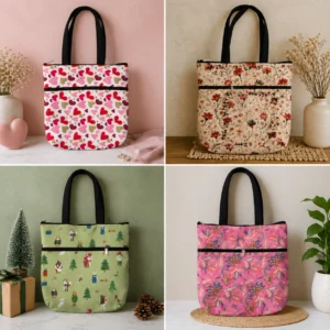 150rs two zip cotton bag