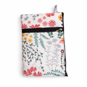 Mobile Pouch Stylish Cotton Two Zip Pouch