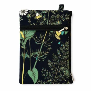 Mobile Pouch Stylish Cotton Two Zip Pouch