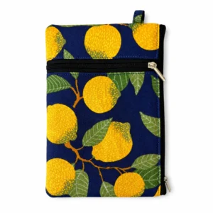 Mobile Pouch Stylish Cotton Two Zip Pouch
