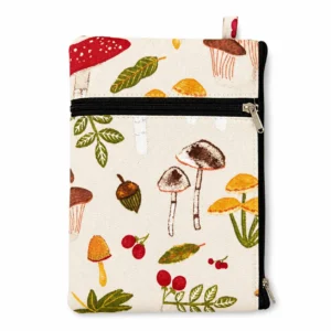 Mobile Pouch Stylish Cotton Two Zip Pouch