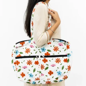 4 zip bag cotton bag