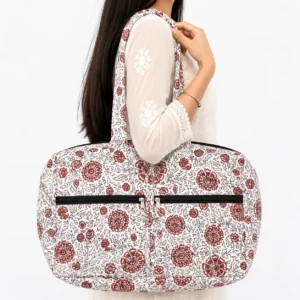 4 zip bag cotton bag