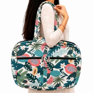 4 zip bag cotton bag