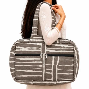 4 zip bag cotton bag