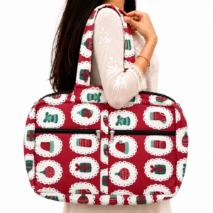 4 zip bag cotton bag