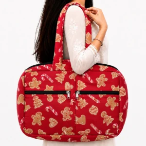 4 zip bag cotton bag