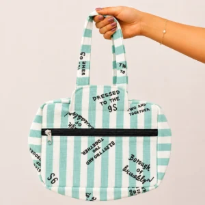 Two zip cotton bag