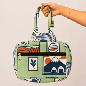 Two zip cotton bag