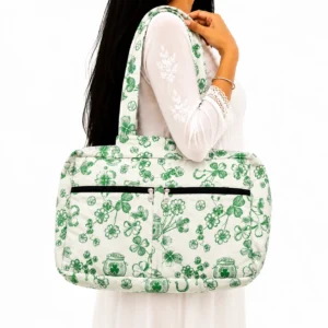 4 zip bag cotton bag