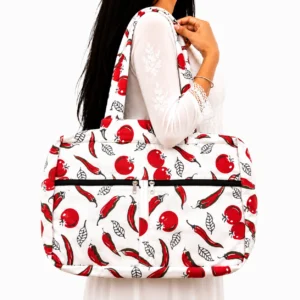 4 zip bag cotton bag