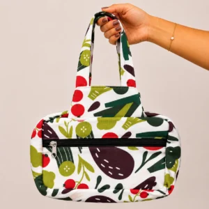 Two zip cotton bag