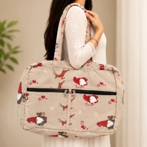 4 zip bag cotton bag