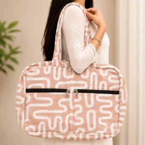 4 zip bag cotton bag
