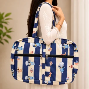 4 zip bag cotton bag