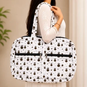4 zip bag cotton bag