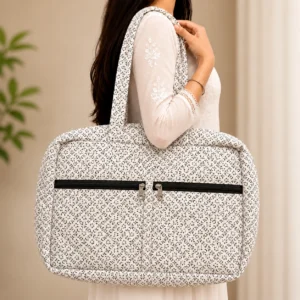 4 zip bag cotton bag