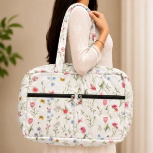 4 zip bag cotton bag