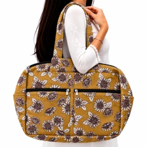 4 zip bag cotton bag
